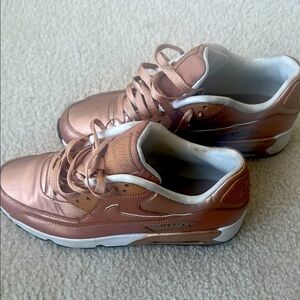 Nike Kids Rose Gold Sneakers